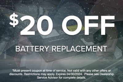 $20 Off Battery Replacement